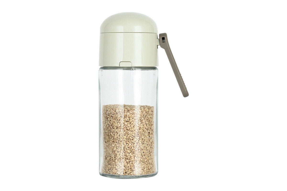 وعاء توابل زجاجي عَصري وأنيق – ملاحة بغطاء محكم